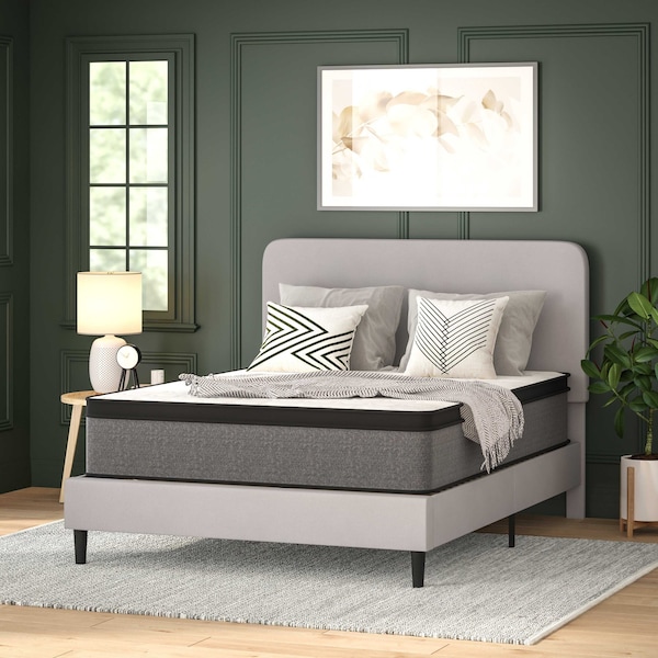 Flash Furniture Queen 13" Pressure Relief Pillow Top Mattress - CL-ET232-13-Q-GG