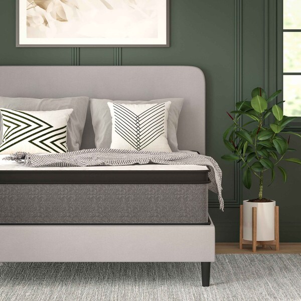 Flash Furniture Queen 13" Pressure Relief Pillow Top Mattress - CL-ET232-13-Q-GG