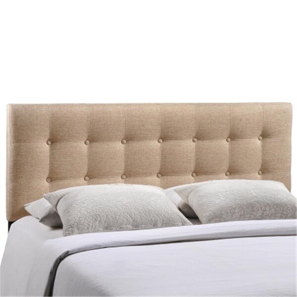 East End Imports Emily Queen Fabric Headboard- Beige - MOD-5170-BEI