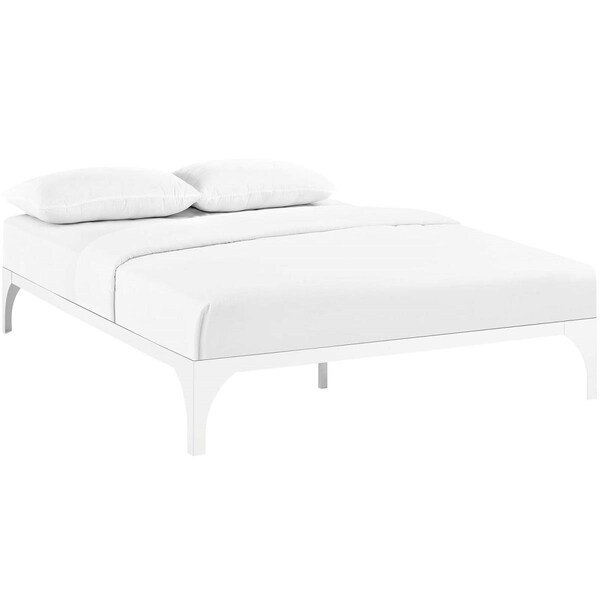 Modway Furniture Ollie Full Size Bed Frame, White - MOD-5431-WHI