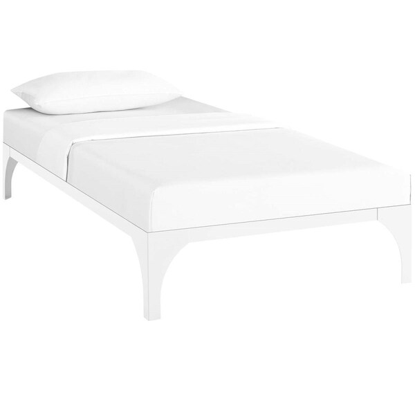 Modway Furniture Ollie Twin Size Bed Frame, White - MOD-5430-WHI