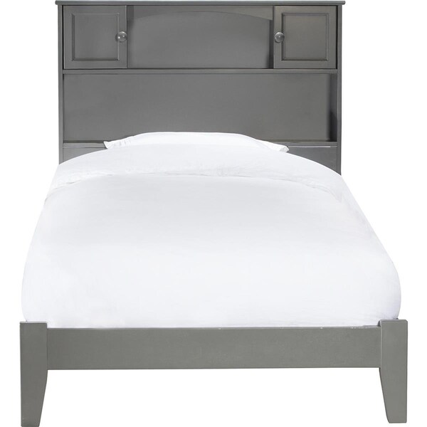 Atlantic Furniture Newport Twin Extra Large Traditional Bed - Grey - AR8511039