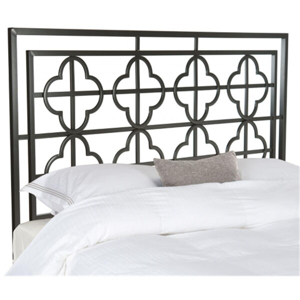 Safavieh Lucina Metal Queen Size Headboard- Gunmetal - 59.8 x 1.3 x 60.6 in. - FOX6215B-Q