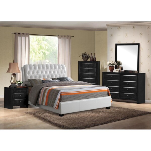 Gfancy Fixtures 48 x 71 x 63 in. Madison II Queen Size Bed with Storage Espresso - GF3090867