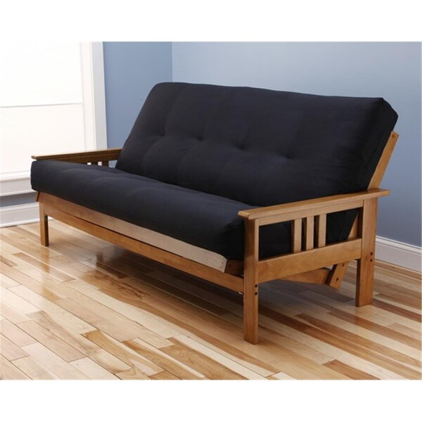 Kodiak Monterey Frame Suede Black Mattress- Black - Black - KFMOBTSBLKLF5MD3
