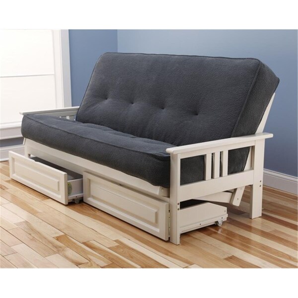 Kodiak Monterey Frame Marmont Thunder Mattress Storage Drawers- Blue - Blue - KFMODAWMTHUNLF5MD4