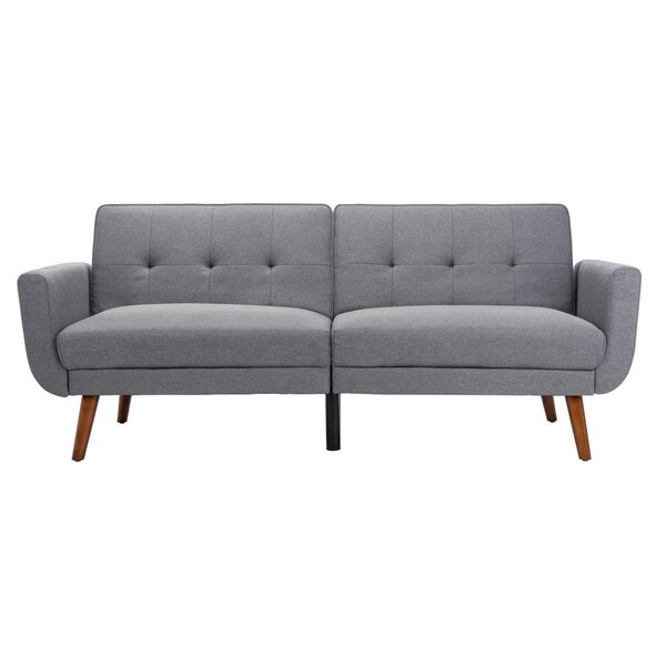 Safavieh 34.3 x 82.3 x 34.3 in. Bushwick Foldable Futon Bed, Brown - LVS2006A