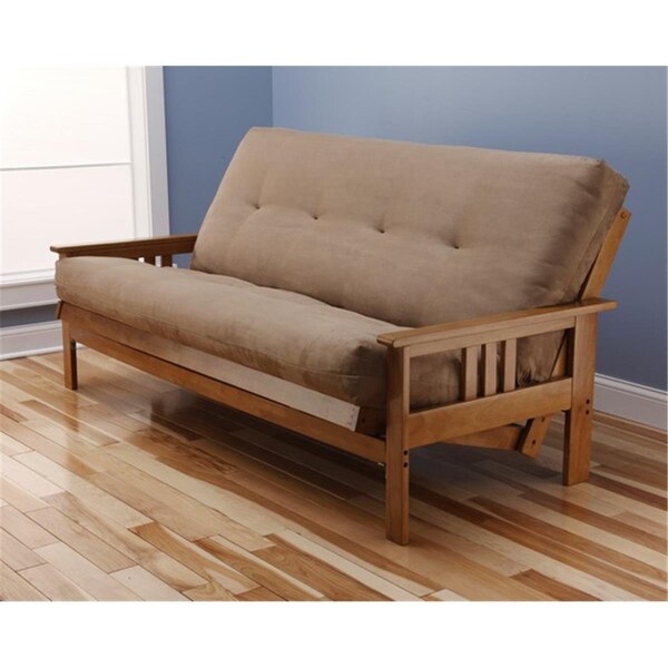 Kodiak Monterey Frame Queen Suede Peat Mattress- Tan - Tan - KFQMOBTSPEATLF5MD3