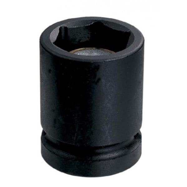 Eagle Tool Us Grey Pneumatic 0.38 in. Drive x 16 mm Magnetic Standard Socket - GY1016MG