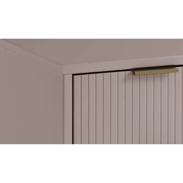 Manhattan Comfort Granville 55.07 Double Wide Dresser in Light Grey - DR-5036