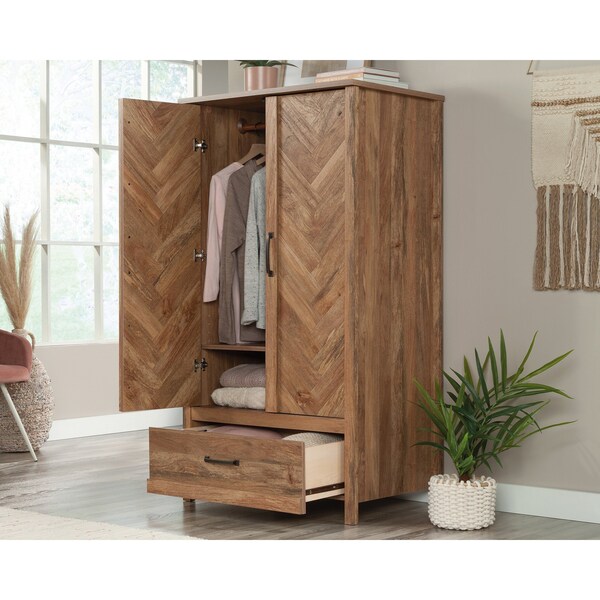 Sauder Cannery Bridge Armoire Sm , Safety tested for stability to help reduce tip-over accidents - 431895