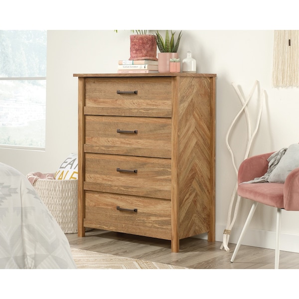 Sauder Cannery Bridge 4-Drawer Chest Sma , Safety tested for stability to help reduce tip-over accidents - 424187