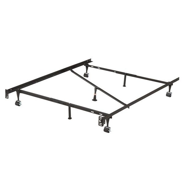 Kb KB B9122 Heavy Duty Adjustable Metal Bed Frame - Queen; Full & Twin Size - B9122