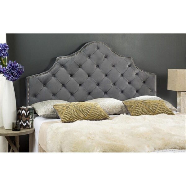 Safavieh Arebelle Velvet Queen Size Headboard - 53.9 x 3.5 x 62.2 in. - MCR4036G-Q