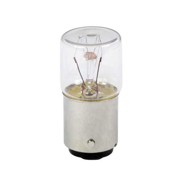 Foco incandescente Schneider Electric, Harmony XB4, BA15d, claro, luz fija, 6W, 24V CA/CD - DL1BA030
