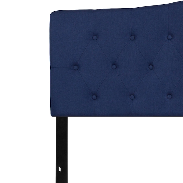 Flash Furniture King, Cambridge Headboard, Navy Fabric - HG-HB1708-K-N-GG