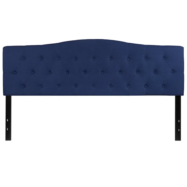 Flash Furniture King, Cambridge Headboard, Navy Fabric - HG-HB1708-K-N-GG