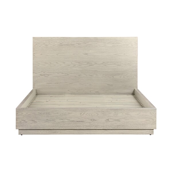 Armen Living Abbey Queen 3 Piece Bedroom Set in Gray Oak Wood - SETAJBDGRQN3A