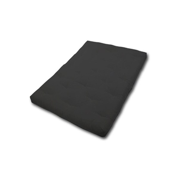 Kd Encimera PD-F8BLK 8 in. Liberty Full Size Futon Mattress - Black - KD2640996