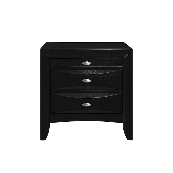 Global Furniture Usa Transitional  Linda Black Queen Bed Group - 2867