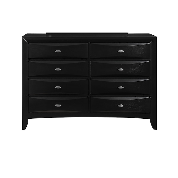 Global Furniture Usa Transitional  Linda Black Queen Bed Group - 2867