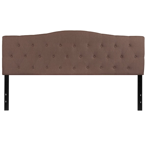 Flash Furniture King, Cambridge Headboard, Camel Fabric - HG-HB1708-K-C-GG