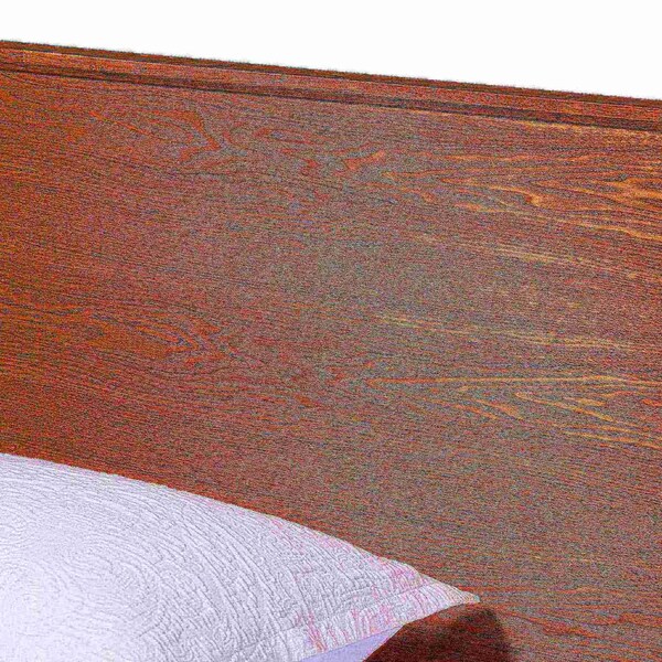 Baxton Studio Karine Mid-Century Modern Walnut Brown Finished Wood Twin Size Platform Bed - 183-11178-11179-ZORO