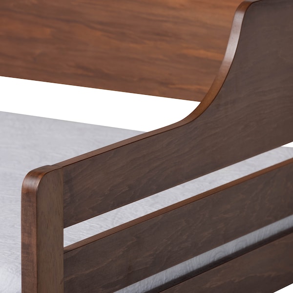 Baxton Studio Jameson Walnut Finished Expandable Twin Size to King Size Daybed - 167-10733