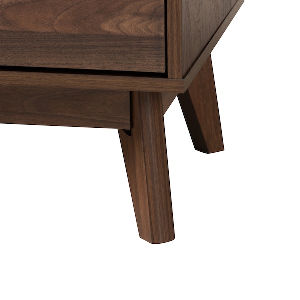 Baxton Studio Lena MidCentury Modern Walnut Brown Finished Wood 3Piece Storage Set - 219-9537-9535-9534-ZORO