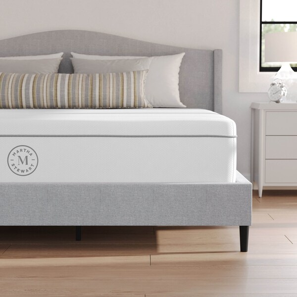 Martha Stewart SleepComplete 12 Inch King Firm Hybrid Pocket Spring and Foam Dual-Action Cooling Mattress - CL-MODE-12K-MS