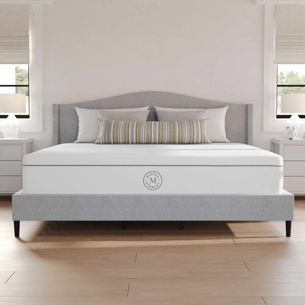 Martha Stewart SleepComplete 12 Inch King Firm Hybrid Pocket Spring and Foam Dual-Action Cooling Mattress - CL-MODE-12K-MS