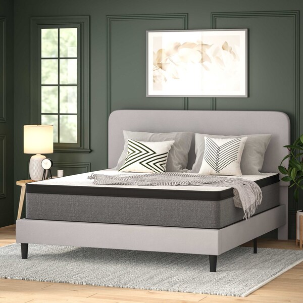 Flash Furniture King 13" Pressure Relief Pillow Top Mattress - CL-ET232-13-K-GG