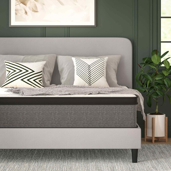 Flash Furniture King 13" Pressure Relief Pillow Top Mattress - CL-ET232-13-K-GG