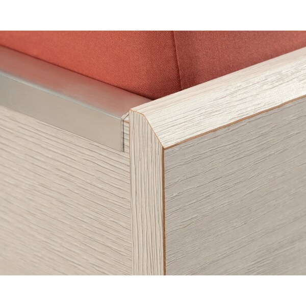Sauder Summit Station Twin Mates Bed Gla Oak , Accommodates twin-sized mattress - 431998