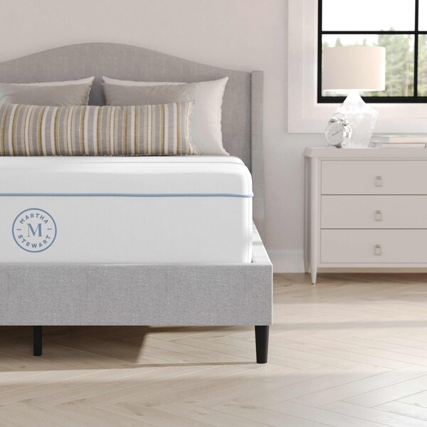 Martha Stewart SleepComplete 12 Inch Full Medium Firm Hybrid Pocket Spring and Foam Dual-Action Cooling Mattress - CL-MODE1-12F-MS