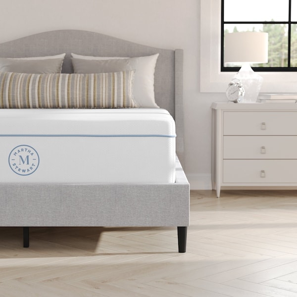 Martha Stewart SleepComplete 12 Inch Full Medium Firm Hybrid Pocket Spring and Foam Dual-Action Cooling Mattress - CL-MODE1-12F-MS