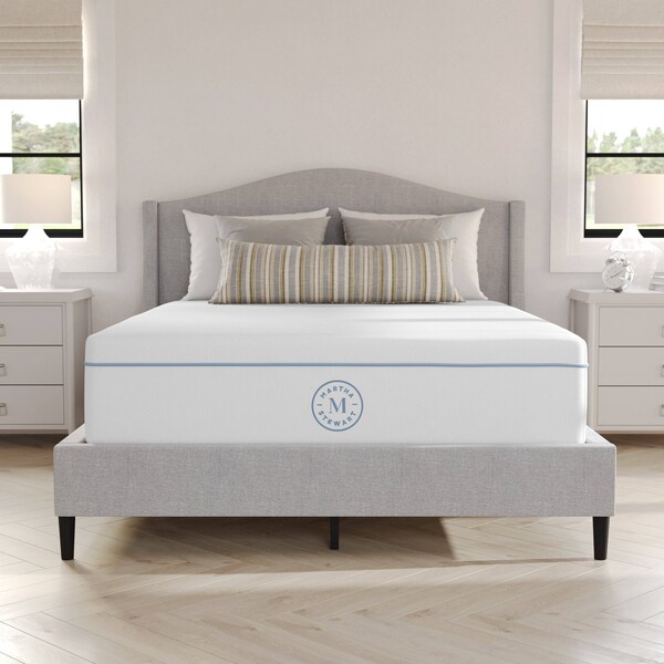Martha Stewart SleepComplete 12 Inch Full Medium Firm Hybrid Pocket Spring and Foam Dual-Action Cooling Mattress - CL-MODE1-12F-MS