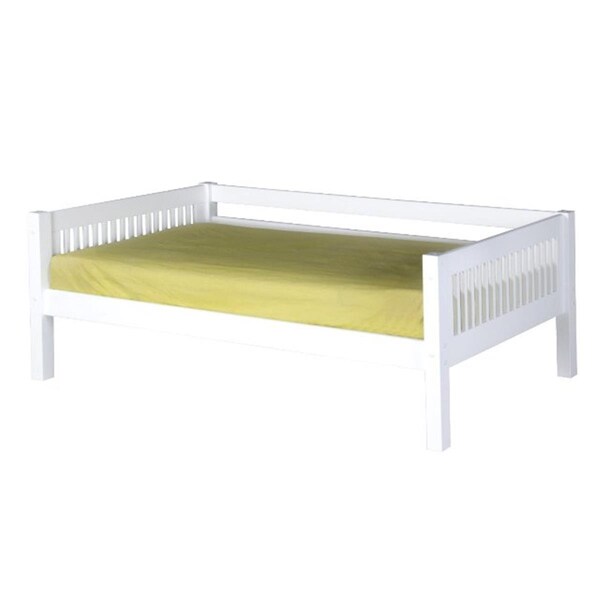 Convenience Concepts C213-Wh Day Bed Mission Headboard White Finish, Twin Size Mattress - HI1523405