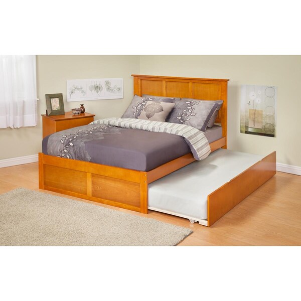 Atlantic Furniture Madison Match Footboard with Urban Trundle Bed - Espresso, Twin Size - AR8626011