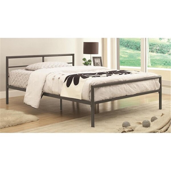 Designed To Furnish Iron Beds And Headboards Fisher Full Bed - Dark Gunmetal - DE757258