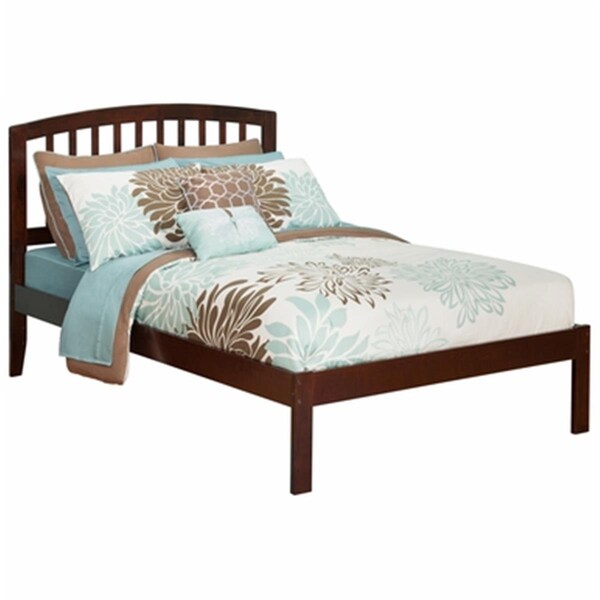 Atlantic Furniture Richmond Twin Bed with Open Foot Rail in a White Finish - AR8821002