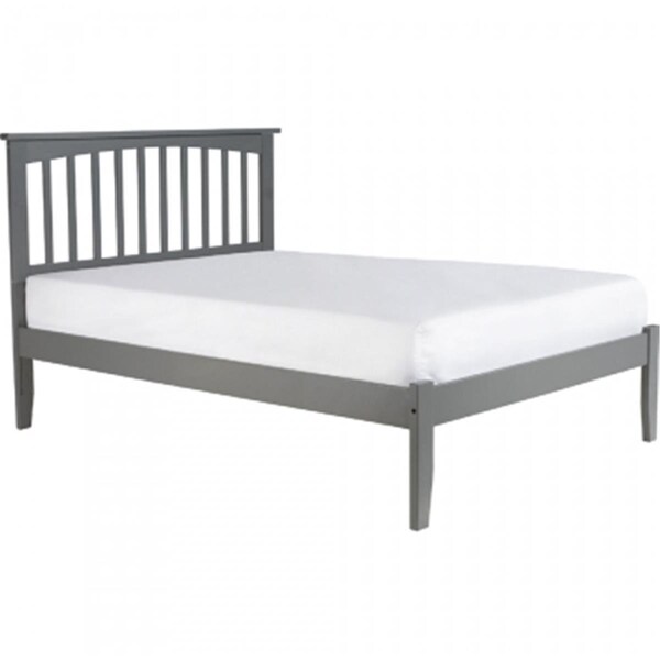 Atlantic Furniture Atlantic Furniture AR8731009 Mission Full Platform Bed with Open Foot Board - Grey - AR8731009