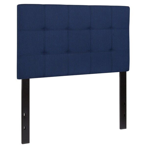 Flash Furniture Bedford Headboard, Twin Size, Navy Fabric - HG-HB1704-T-N-GG