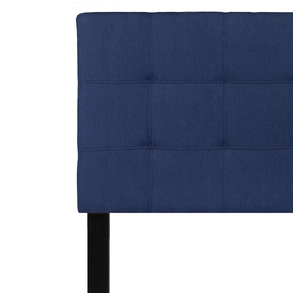 Flash Furniture Bedford Headboard, Twin Size, Navy Fabric - HG-HB1704-T-N-GG