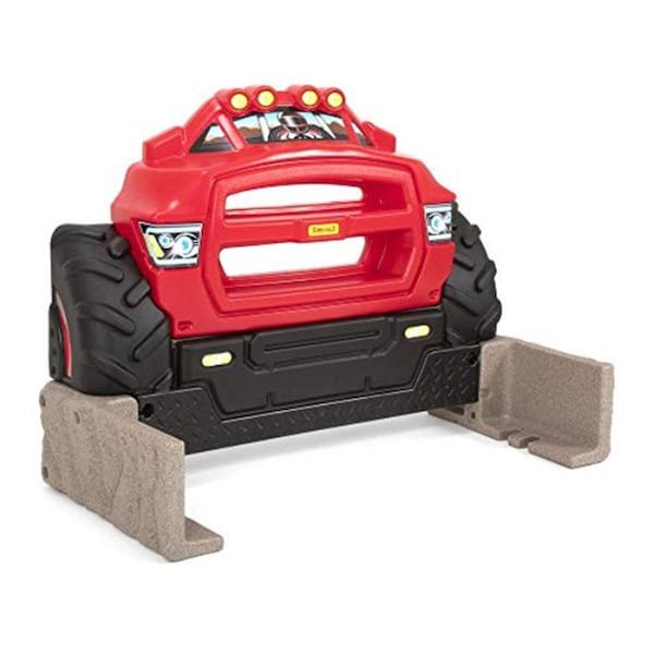 Water World Monster Truck Headboard, Red - Twin Size - WA3640135