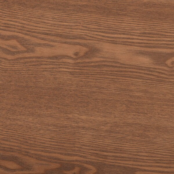 Baxton Studio Macayle Mid-Century Modern Ash Walnut Finished Wood King Size Platform Bed - 227-12430-ZORO