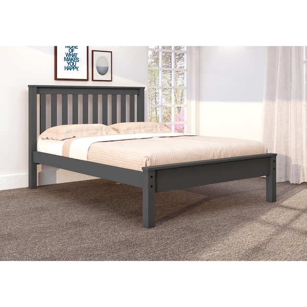 Donco Kids PD-500FDG Full Size Contempo Bed, Dark Grey - PD_500FDG