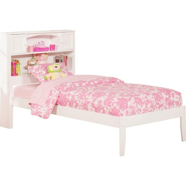 Atlantic Furniture Newport Open Foot Bed, White - Twin Extra Large - AR8511002