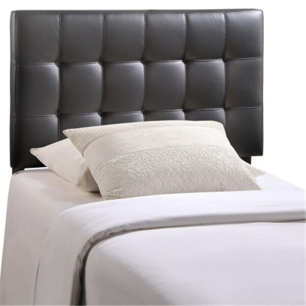 East End Imports Lily Twin Vinyl Headboard- Black - MOD-5149-BLK