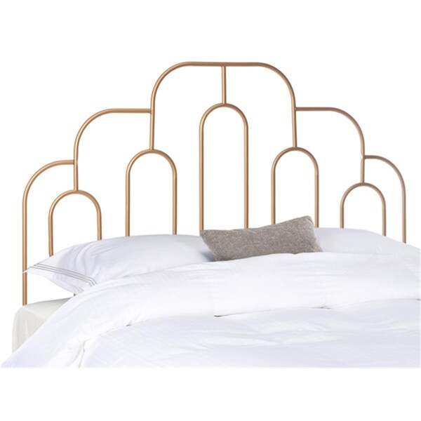 Safavieh Paloma Retro Metal Headboard, Gold - HBD6201C-F